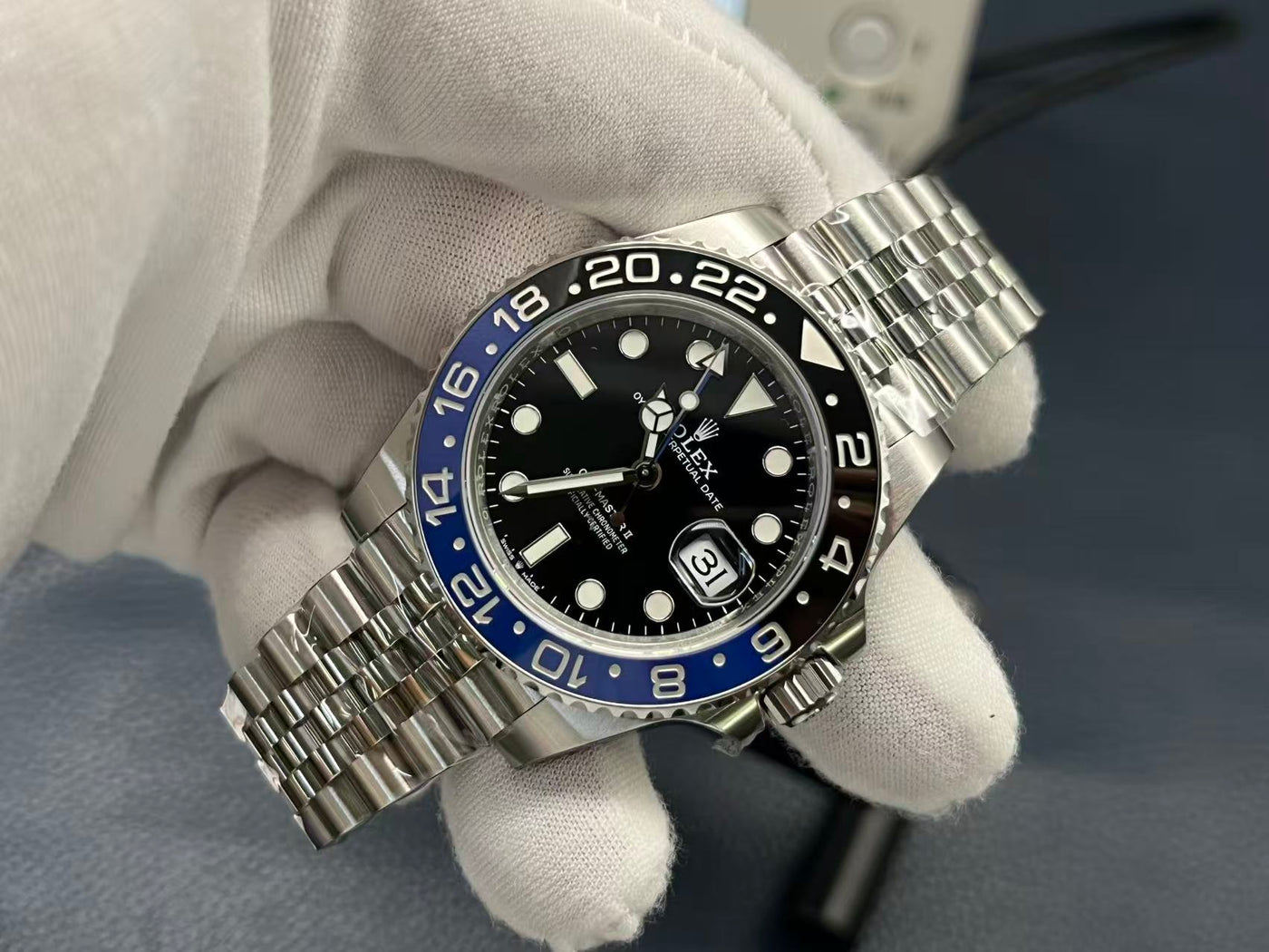롤렉스 GMT 마스터 II 블랙 블루 워치 25 상세 2