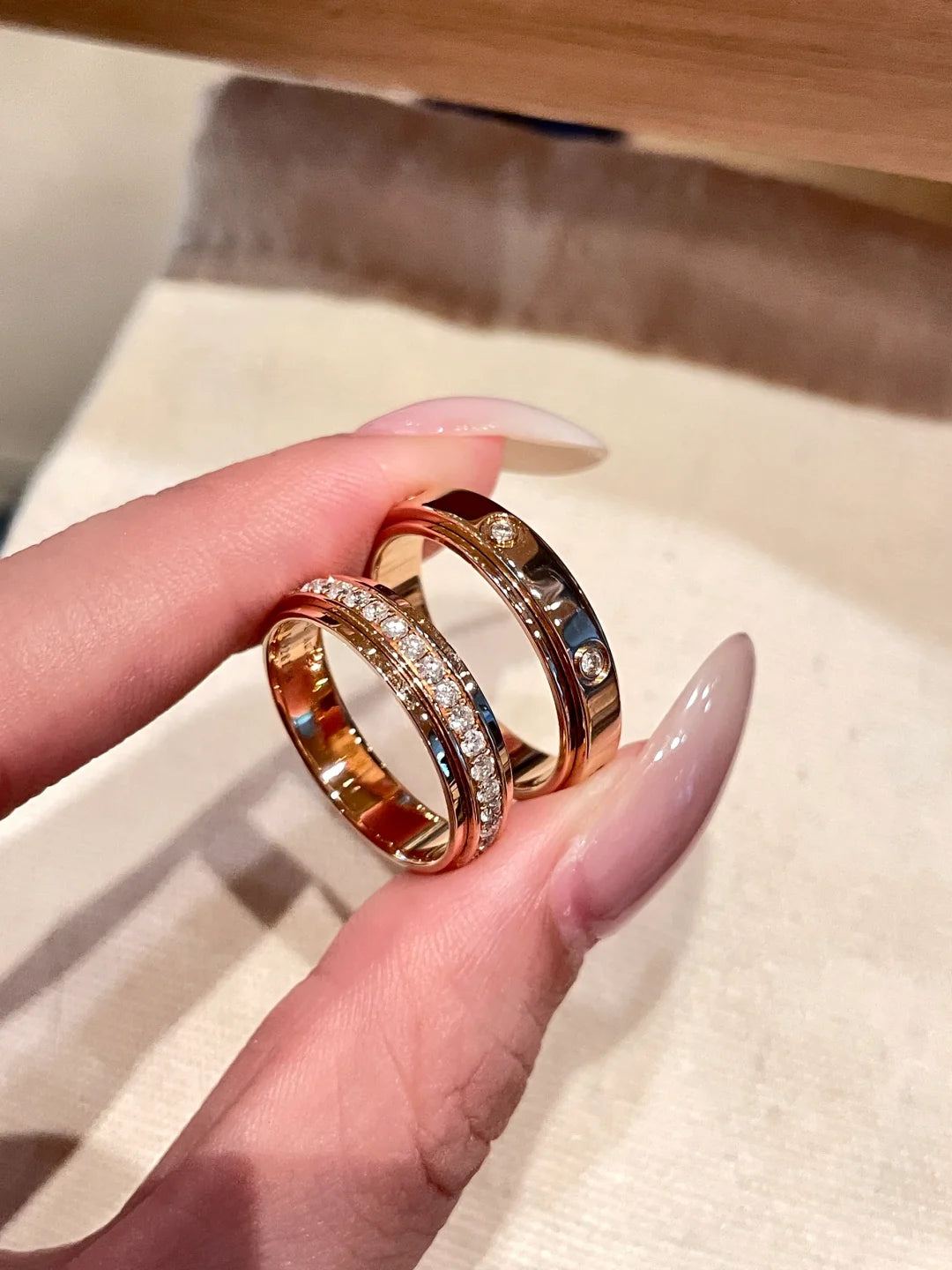 더블 라인 로만 링 상세 이미지 2