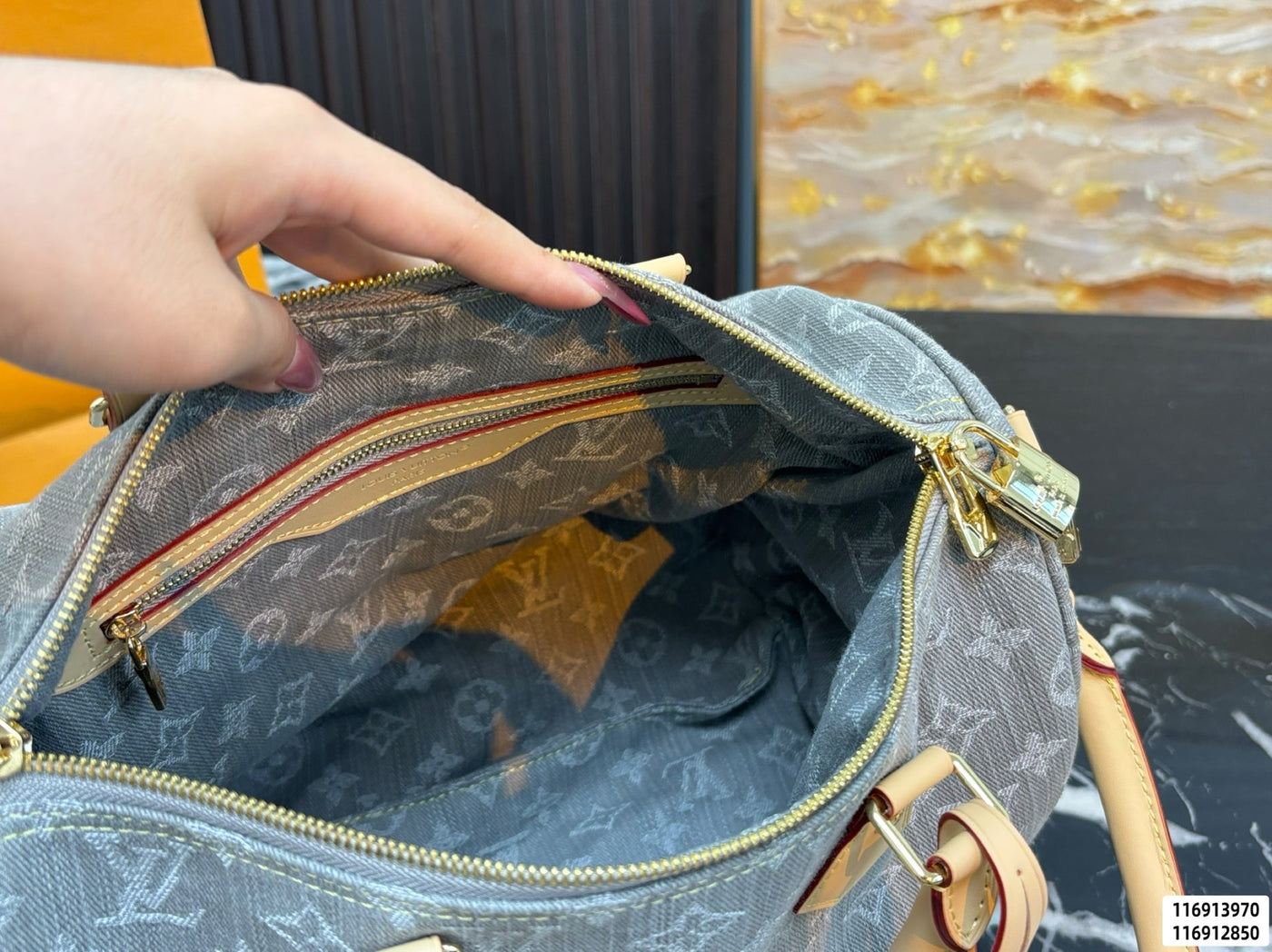 루이 비통 모노그램 스피디 핸드백 30 상세 이미지 4
