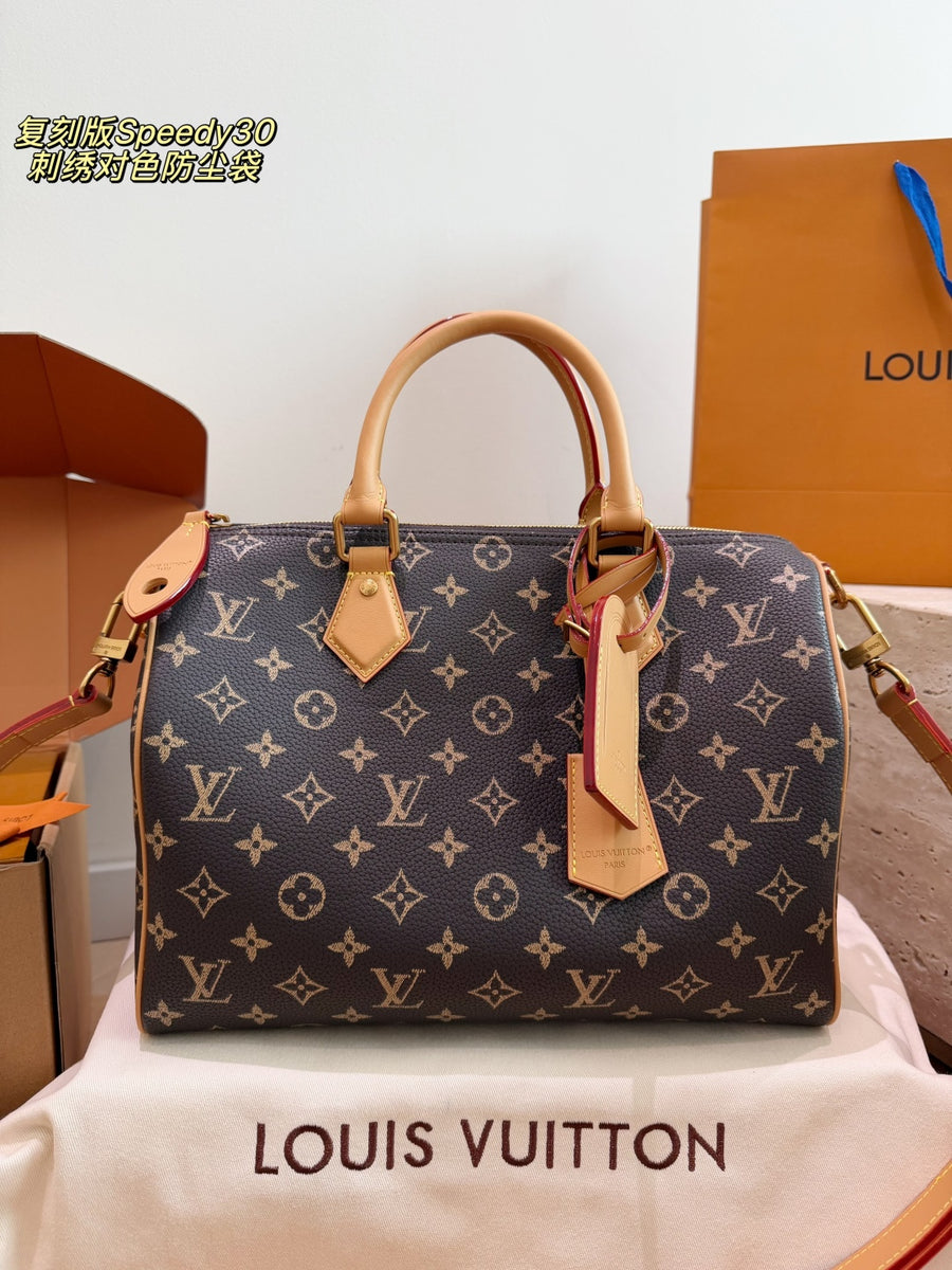 루이 비통 모노그램 스피디 핸드백 35 대표 이미지 1
